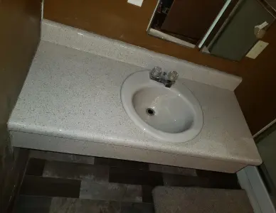 Sink after professional reglazing Mount Vernon